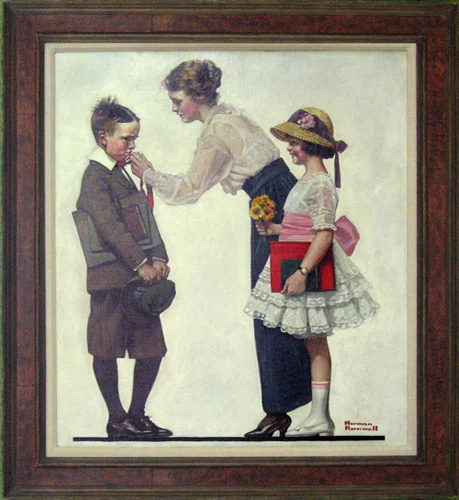 Norman Rockwell | First Day of School Norman Rockwell | First Day of School